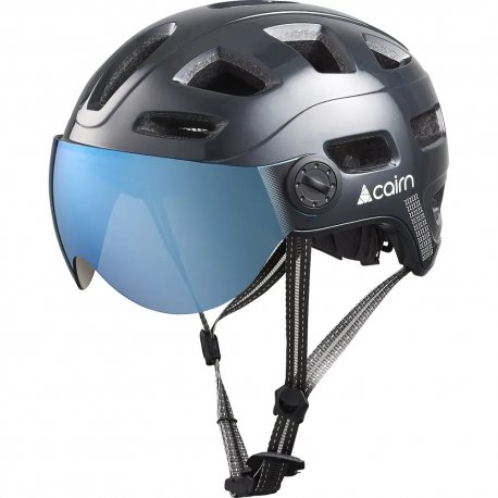 Шлем Cairn Quartz Visor LED USB Shiny Shadow 52-58 (0300390-54)
