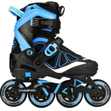 Роликовые коньки Micro Champion размер 29-32 Blue/Black (MIS-S9-BL)