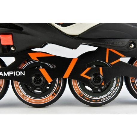 Роликовые коньки Micro Champion размер 29-32 Orange/Black (MIS-S9-OR)