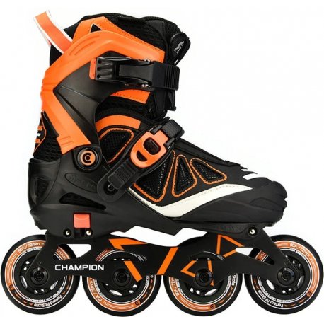 Роликовые коньки Micro Champion размер 29-32 Orange/Black (MIS-S9-OR)