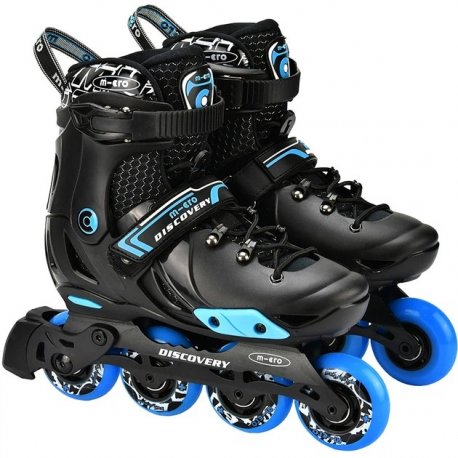 Роликовые коньки Micro Delta Discovery размер 29-32 Black (MIS-DIS-BK)
