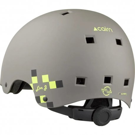 Велошолом Cairn Eon Junior Mat khaki-lemon 53-55 (0300329-40)