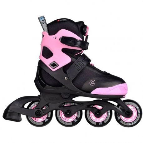 Роликовые коньки Micro Joy размер 25-28 Black Pink (MIS-JOY-BK-PK)