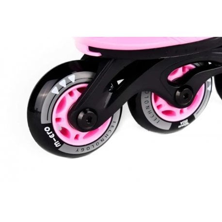 Роликовые коньки Micro Joy размер 25-28 Black Pink (MIS-JOY-BK-PK)