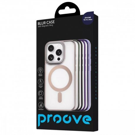 Чехол Proove Blur Case для iPhone 15 Pro Max With MagSafe Green (PCBCIP15PM06)