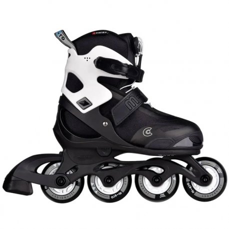 Роликовые коньки Micro Joy размер 25-28 Black White (MIS-JOY-BK-WH)