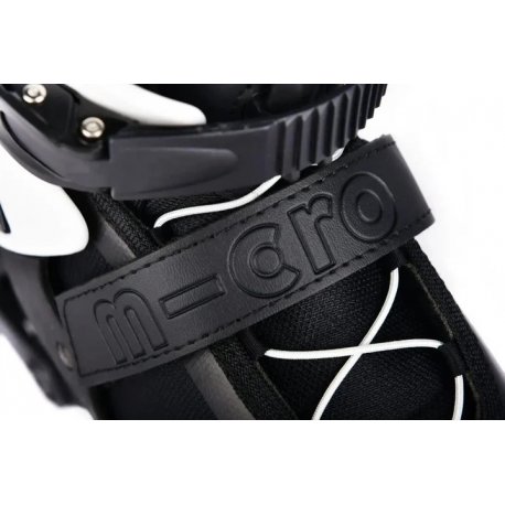 Роликовые коньки Micro Joy размер 25-28 Black White (MIS-JOY-BK-WH)