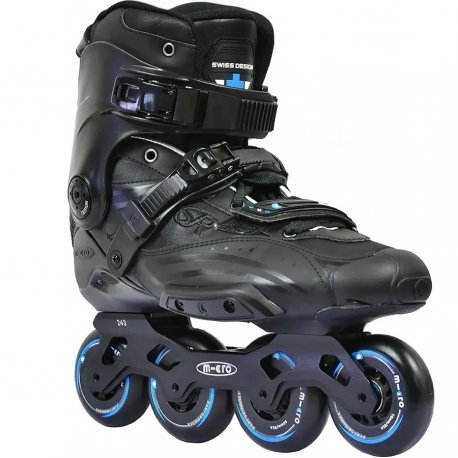 Роликовые коньки Micro Super размер 39-40 Black (MIS-SUPER-BK)