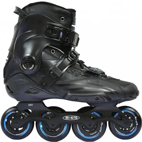 Роликовые коньки Micro Super размер 37-38 Black (MIS-SUPER-BK)