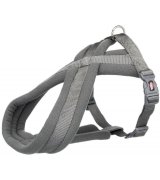 Шлея для собак Trixie Premium Н-harness L-XL 75-120 см Grey (203516)