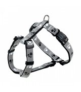 Шлей для собак Trixie Silver Reflect со светоотражателем 36-40 см Grey (12231)