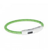 Нашийник для собак Trixie Flash Light Ring USB із підсвічуванням 65 см Green (12702)
