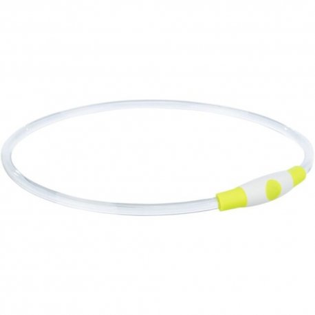 Ошейник для собак Trixie Flash Light Ring USB 65 см Green (12661)