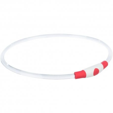 Ошейник для собак Trixie Flash Light Ring USB 40 см Red (12662)