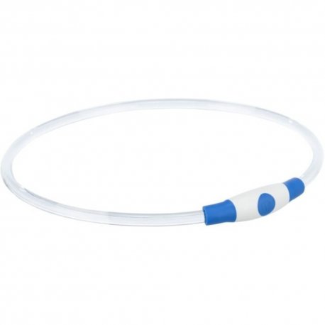 Ошейник для собак Trixie Flash Light Ring USB 40 см Blue (12664)