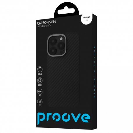 Чохол Proove Carbon Slim MagSafe для IPhone 14 Onyx (PCCSIP140060)
