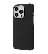 Чохол Proove Carbon Slim MagSafe для IPhone 15 Pro Max Full Black (PCCSIP15PM02)