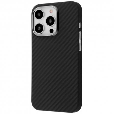 Чохол Proove Carbon Slim MagSafe для IPhone 15 Pro Max Full Black (PCCSIP15PM02)