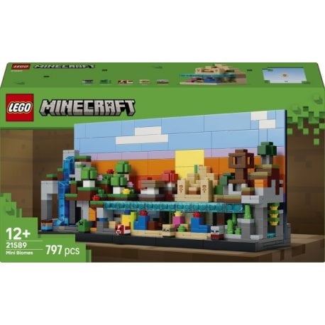 Конструктор LEGO Minecraft Мінібіоми (21589)