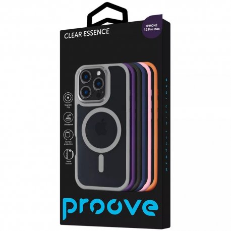 Чехол Proove Clear Essence Case MagSafe для IPhone 12 Pro Max Midnight Blue (PCCEIP12PM08)