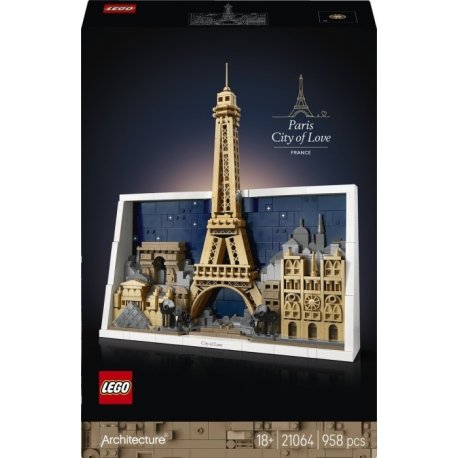 Конструктор LEGO Architecture Париж — місто кохання (21064)
