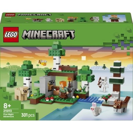 Конструктор LEGO Minecraft Приключение в первую ночь (21593)