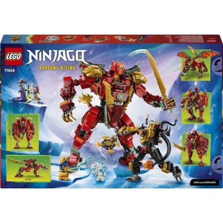 Конструктор LEGO Ninjago Дракон-трансформер Вайлдфаєр (71868)
