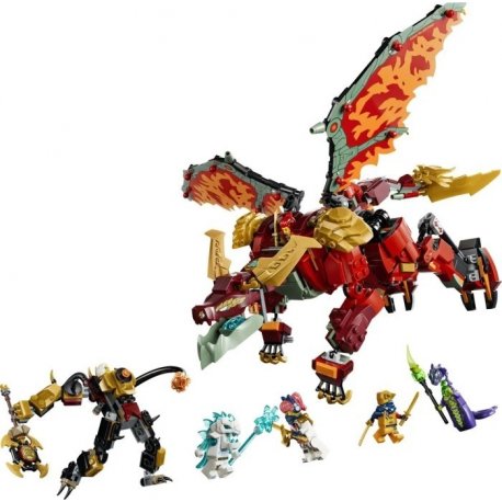 Конструктор LEGO Ninjago Дракон-трансформер Уайлдфайер (71868)