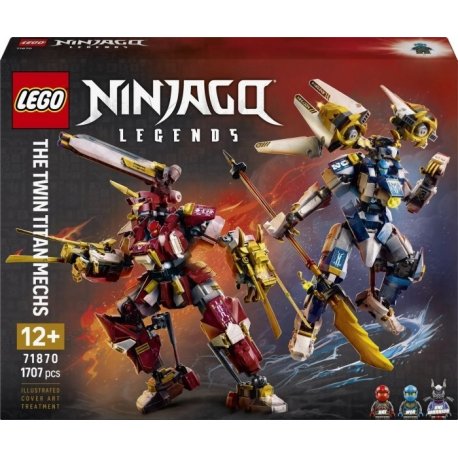 Конструктор LEGO Ninjago Близнецы работы-Титаны (71870)