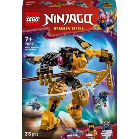 Конструктор LEGO Ninjago Бойовий робот Арін Спін-джитсу (71839)