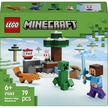 Конструктор LEGO Minecraft Пригоди Стіва в тайзі (21583)