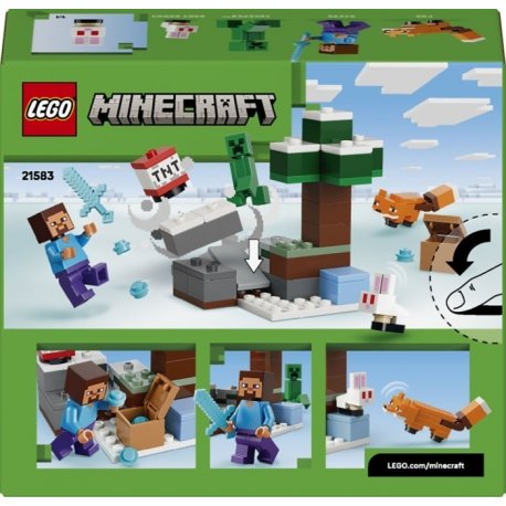 Конструктор LEGO Minecraft Пригоди Стіва в тайзі (21583)