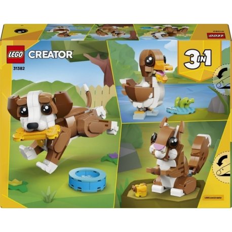Конструктор LEGO Creator Чарівні тварини: грайливе цуценя (31382)