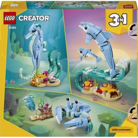 Конструктор LEGO Creator Морські тварини: красиві дельфіни (31385)