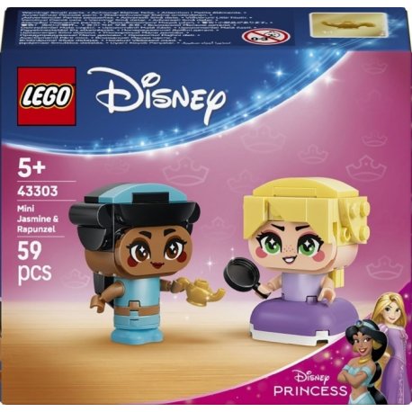 Конструктор LEGO Disney Мініпринцеси Жасмін і Рапунцель (43303)