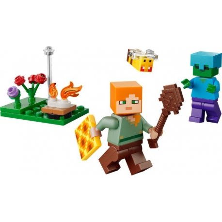 Конструктор LEGO Minecraft Конфлікт біля багаття Алекса (30732)