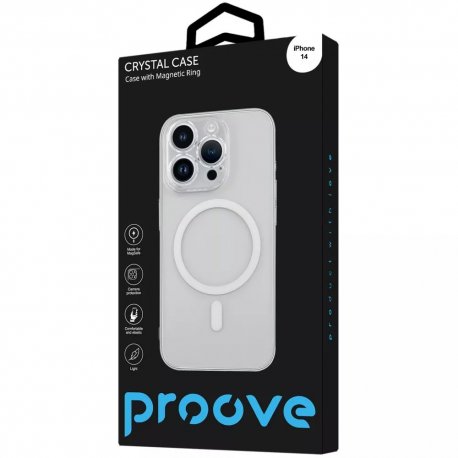 Чехол Proove Crystal Case MagSafe для IPhone 14 Transparent (PCCCIP140001)