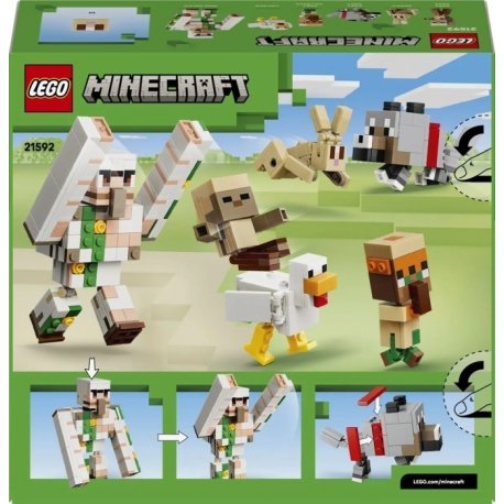 Конструктор LEGO Minecraft Куриный Жокей: атака в пустыне (21592)