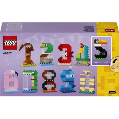 Конструктор LEGO Ideas Цифры на день рождения (40807)