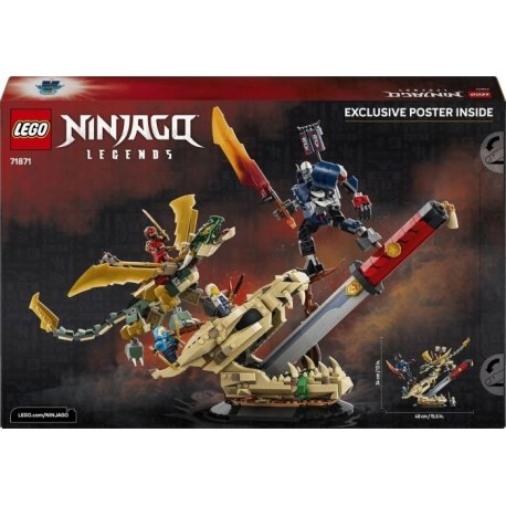 Конструктор LEGO Ninjago Битва у черепа Дракона с мечом (71871)