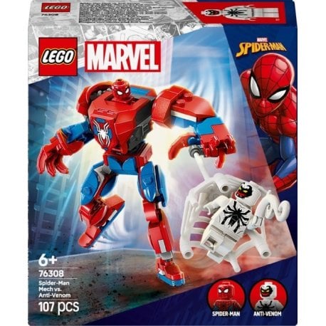 Конструктор LEGO Super Heroes Marvel Робот Людини Павука проти Анти-Венома (76308)