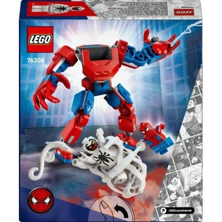 Конструктор LEGO Super Heroes Marvel Робот Людини Павука проти Анти-Венома (76308)