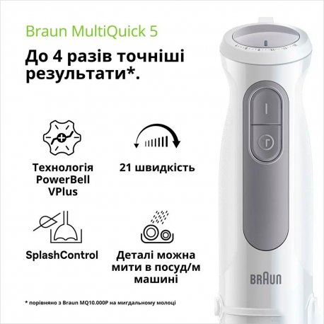 Блендер Braun MQ 50001 M WH (MQ 50001 M WH)