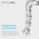 Органайзер для кабелей OfficePro CM630B White (CM630W) Органайзер для кабелей OfficePro CM630B White (CM630W)