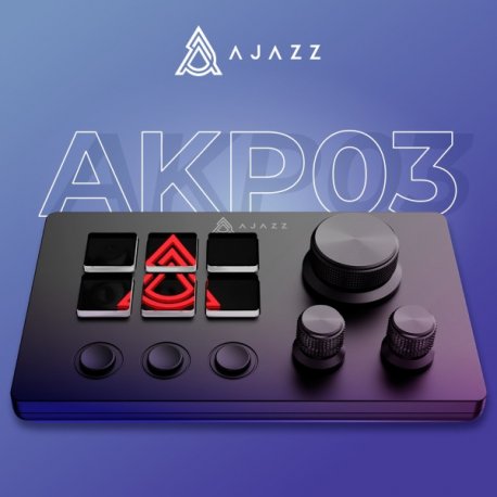 Контролер Ajazz Stream Deck AKP03E-B USB Black (AKP03E-B)