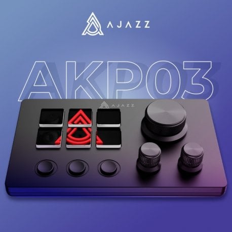 Контроллер Ajazz Stream Deck AKP03E-B USB Black (AKP03E-B)