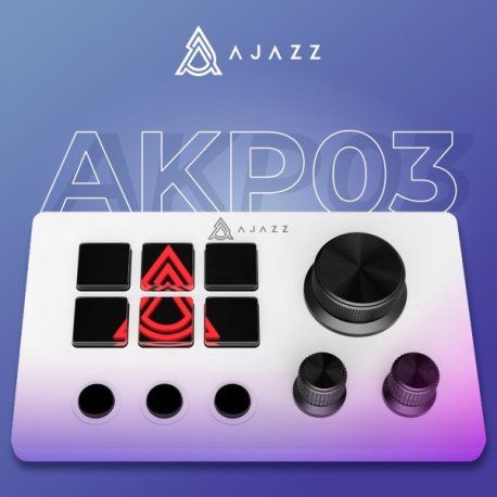 Контроллер Ajazz Stream Deck AKP03E-W USB White (AKP03E-W)
