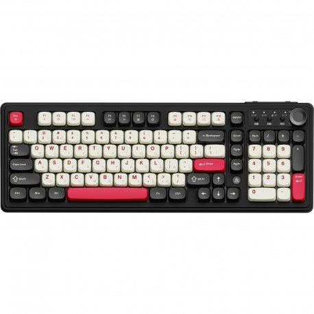 Клавіатура ігрова Ajazz AF98 PLUS Shark Red (AF98-PLUS-BSR)