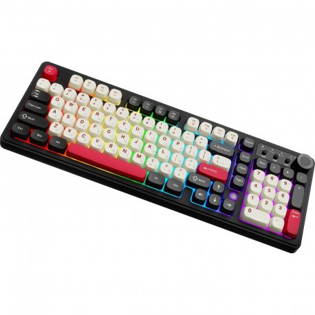 Клавіатура ігрова Ajazz AF98 PLUS Shark Red (AF98-PLUS-BSR)