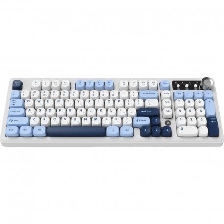 Клавіатура ігрова Ajazz AF98 PLUS Glacier Blue (AF98-PLUS-GB)